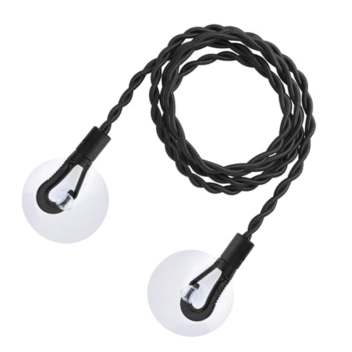 Wäscheleine Reise Tragbare Reise Wäscheleine Bungee Cord Wäscheleine Einziehbare Wäscheleine mit Haken und Saugnässen Camping Zubehör Kreuzfahrt Essentials für Outdoor Indoor Home Camping Reisen von salbsever