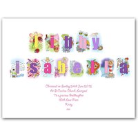Personalisierter Namensdruck Auf Einer Gerahmten Leinwand - Hohe Qualität Baby Geschenk Geburt Taufe Geburtstag Kinderzimmer von salesatrubyprints