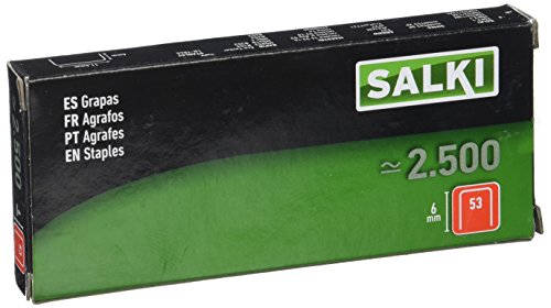 SALKI 86825306-blister 2-500 Typ Heftklammern 53/06 mm von salki