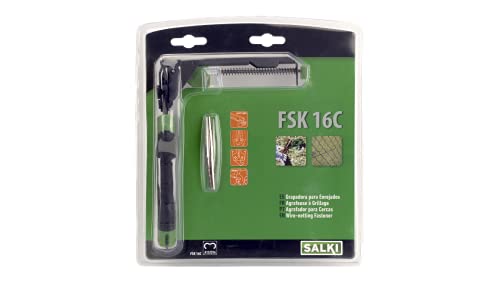Zaunhefter FSK16C mit Ladegerät SALKI - Zaunzange mit eingebautem Drahtschneider bis zu 3 mm Stärke, kompatibel mit Ω16 Ringklammern. Zaunhefter FSK16C mit Ladegerät SALKI - Zaunzange mit eingebautem Drahtschneider bis zu 3 mm Stärke, kompatibel mit Ω16 Ringklammern. von salki