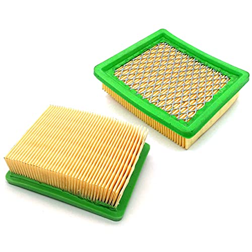 2x Luftfilter 116 x 100 x 29mm für Hecht 553SW 5533SW 5533SWE 5534SX 5534SXE Rasenmäher von sallygardens