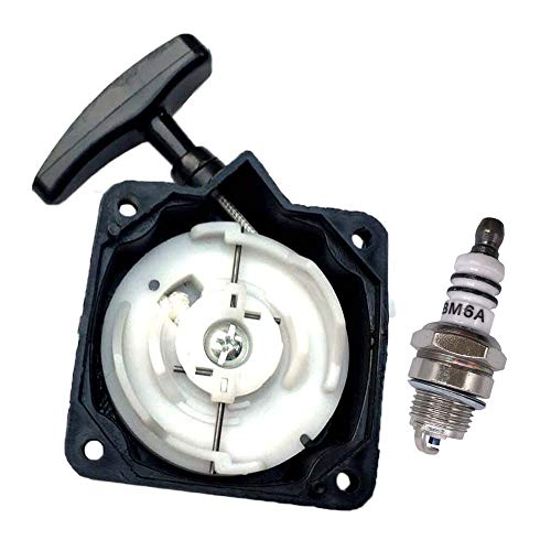 Seilzugstarter mit Zündkerze für VidaXL 141550 141003 / Plantiflex MT-5200-PF Motorsense Starter von sallygardens