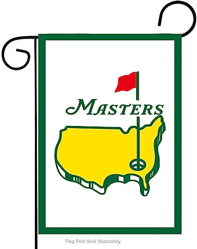 Masters Turnier Gartenflagge Augusta National Golf Yard Home Garden Flagge 30,5 x 45,7 cm für drinnen und draußen, lustige Partydekoration Geschenk von salmophy