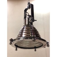 Moderne Retro Loft Rustikal Industrie Marine Antike Decke Fracht Vintage Schiff Pendelleuchte von salvagemarine