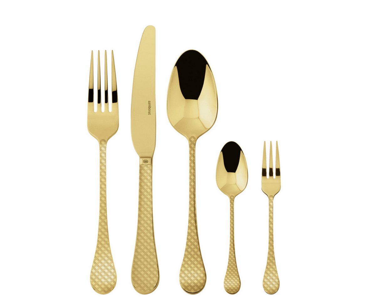 sambonet Besteck-Set Sambonet Besteck Taormina Mirror Gold Set 30 tlg. sambonet Besteck-Set Sambonet Besteck Taormina Mirror Gold Set 30 tlg. von sambonet