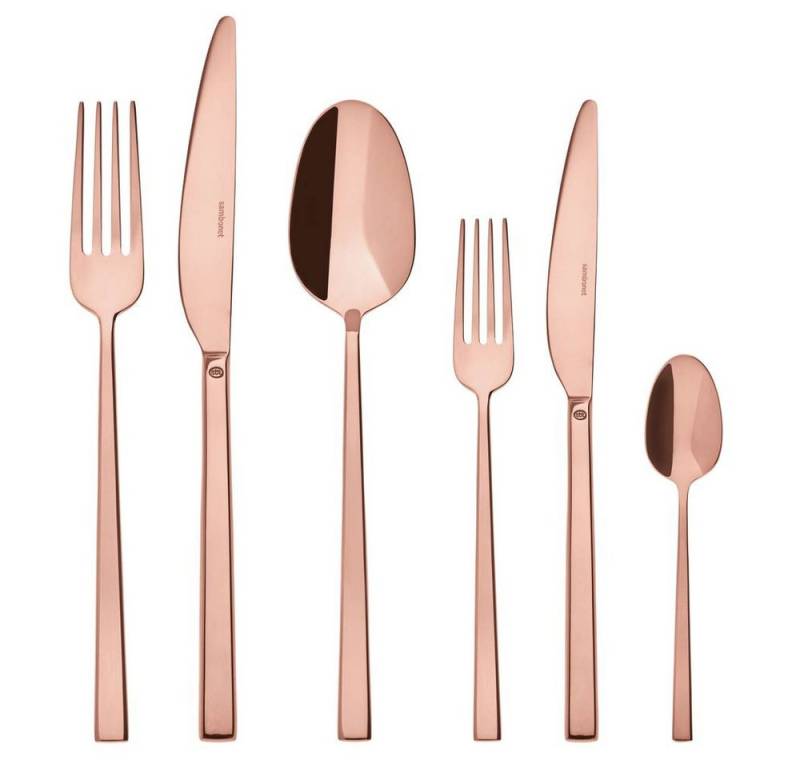 sambonet Besteck-Set Sambonet Besteckset Rock Kupfer 36-teilig von sambonet