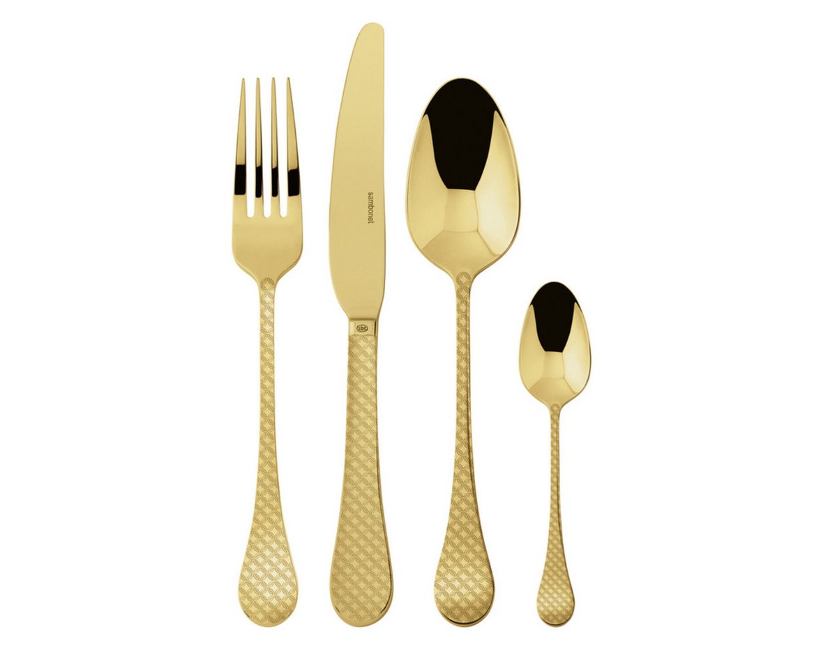 sambonet Besteck-Set Sambonet Besteckset Taormina Gold 24-teilig sambonet Besteck-Set Sambonet Besteckset Taormina Gold 24-teilig von sambonet
