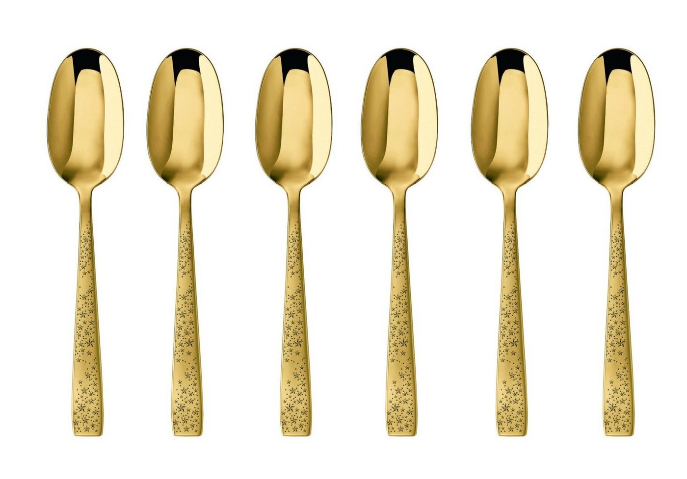 sambonet Besteck-Set Cometa Edelstahl/PVD Gold Mokkalöffel Set 6, Edelstahl sambonet Besteck-Set Cometa Edelstahl/PVD Gold Mokkalöffel Set 6, Edelstahl von sambonet