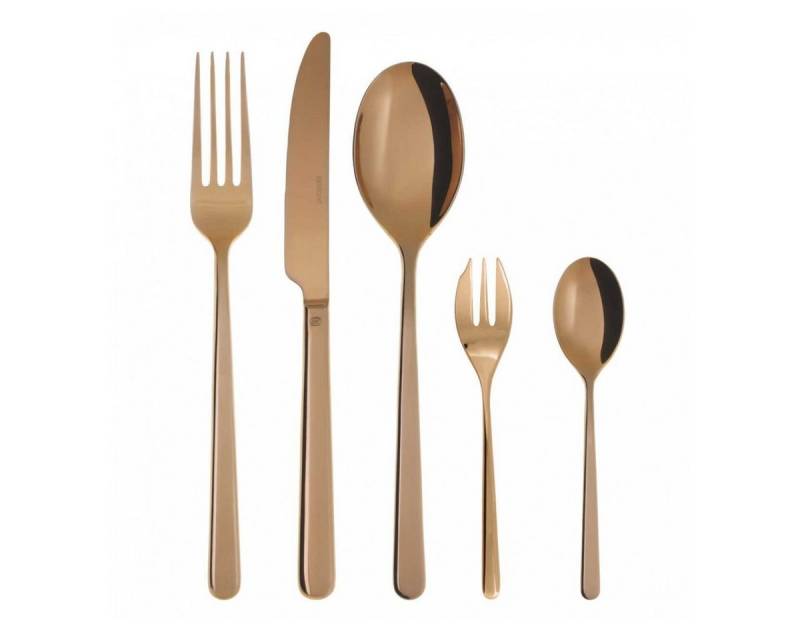 sambonet Besteck-Set Linear Edelstahl / PVD Kupfer, 6 Personen, rostfreier Edelstahl 18/10, Vollheft / Monoblock sambonet Besteck-Set Linear Edelstahl / PVD Kupfer, 6 Personen, rostfreier Edelstahl 18/10, Vollheft / Monoblock von sambonet