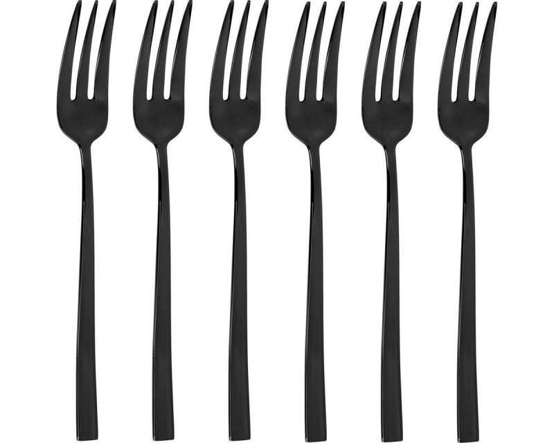 sambonet Besteck-Set Rock PVD 6 Forchette DolceNero Lucido von sambonet