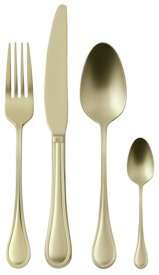 sambonet Besteck-Set Royal Antique Edelst./PVD Champ. Besteck 24tlg., Edelstahl rostfrei, Besteck-Sets von sambonet