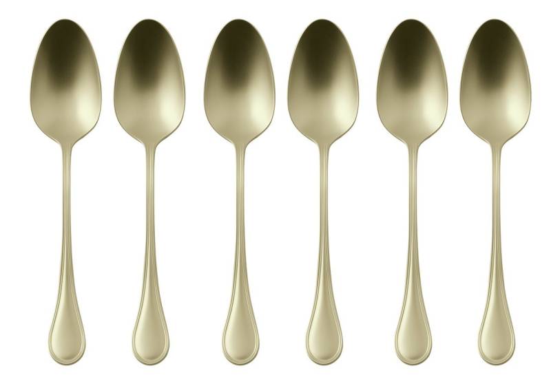 sambonet Besteck-Set Royal Antique Edelst./PVD Champa Mokkalöffel Set6, Edelstahl rostfrei, Besteck-Sets von sambonet