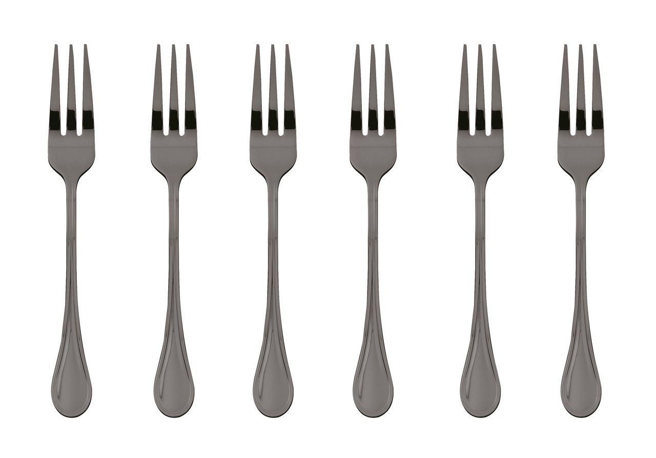 sambonet Besteck-Set Royal Edelstahl/PVD 2Black Kuchengabeln Set 6, Edelstahl sambonet Besteck-Set Royal Edelstahl/PVD 2Black Kuchengabeln Set 6, Edelstahl von sambonet