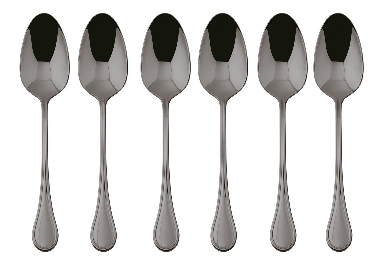 sambonet Besteck-Set Royal Edelstahl/PVD 2Black Mokkalöffel Set 6, Edelstahl sambonet Besteck-Set Royal Edelstahl/PVD 2Black Mokkalöffel Set 6, Edelstahl von sambonet