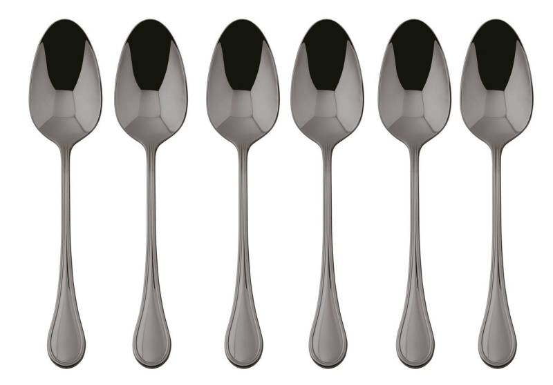 sambonet Besteck-Set Royal Edelstahl/PVD 2Black Mokkalöffel Set 6, Edelstahl von sambonet