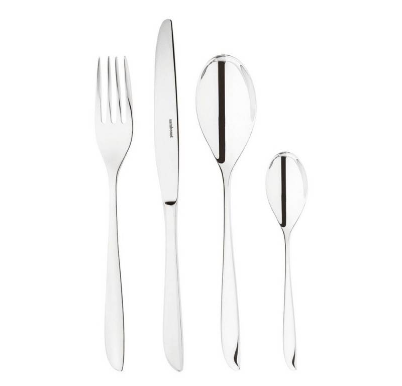sambonet Besteck-Set Sambonet Leaf Mirror Stahl Besteck-Set 24-tlg., 6 Personen, Edelstahl von sambonet