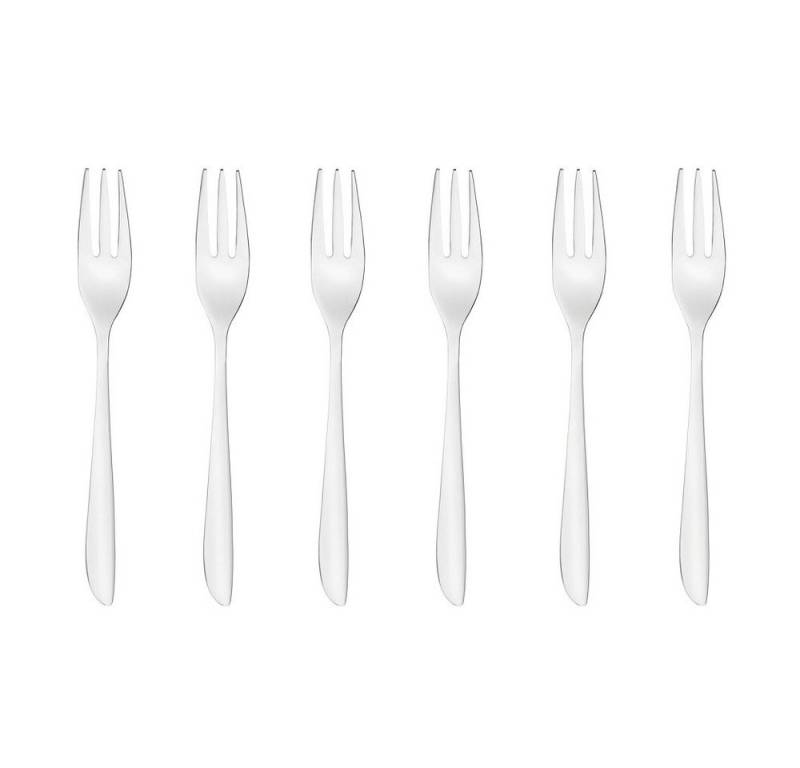 sambonet Besteck-Set Sambonet Leaf Mirror Stahl Kuchengabeln-Set 6-tlg., 6 Personen, Edelstahl von sambonet