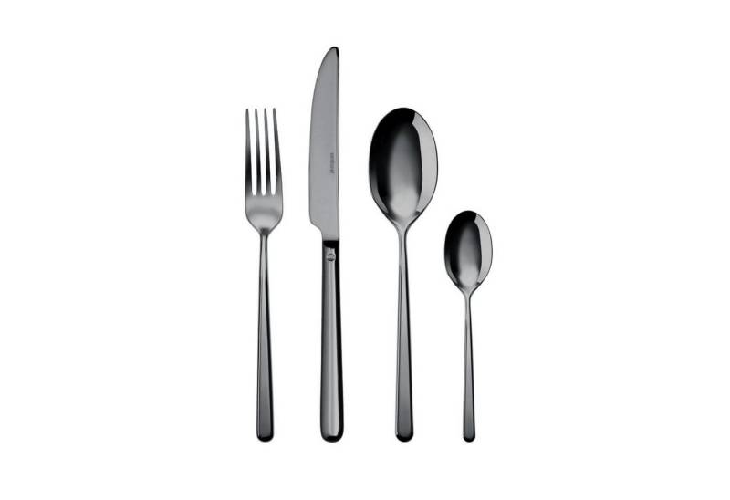 sambonet Besteck-Set Sambonet Linear Besteck 24tlg. Vh. Edelstahl/PVDschwarz von sambonet
