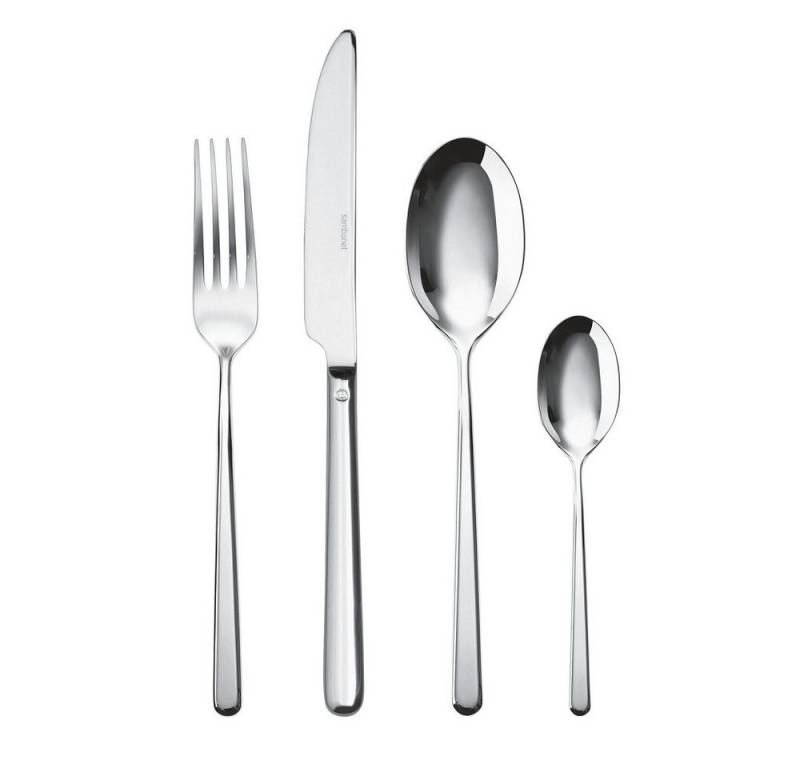 sambonet Besteck-Set Sambonet Linear Mirror Stahl Besteck-Set 24-tlg., 6 Personen, Edelstahl von sambonet