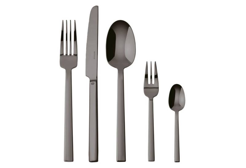sambonet Besteck-Set Sambonet Neutra Besteck 30tlg. Mirror PVD 2Black von sambonet