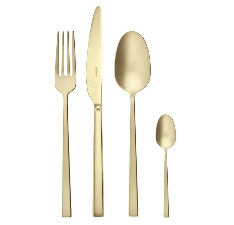 sambonet Besteck-Set Sambonet Rock Antique PVD Champagne Besteck-Set 24-tlg., 6 Personen, Edelstahl von sambonet