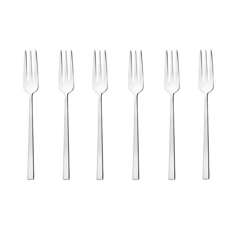 sambonet Besteck-Set Sambonet Rock Mirror Stahl Kuchengabeln-Set 6-tlg., 6 Personen, Edelstahl von sambonet