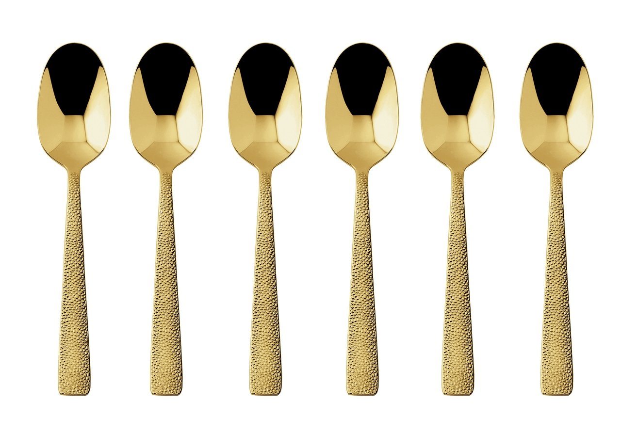 sambonet Besteck-Set Siena Edelstahl/PVD Gold Mokkalöffel Set 6, Edelstahl rostfrei, Besteck-Sets sambonet Besteck-Set Siena Edelstahl/PVD Gold Mokkalöffel Set 6, Edelstahl rostfrei, Besteck-Sets von sambonet