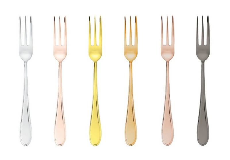 sambonet Besteck-Set Taste Edelstahl/PVD Mix Kuchengabeln Set 6, Edelstahl rostfrei, Besteck-Sets sambonet Besteck-Set Taste Edelstahl/PVD Mix Kuchengabeln Set 6, Edelstahl rostfrei, Besteck-Sets von sambonet