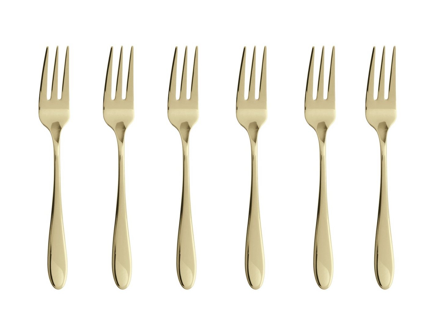 sambonet Besteck-Set Velvet Edelst./PVD Champag. Kuchengabeln Set 6, Edelstahl rostfrei, Besteck-Sets sambonet Besteck-Set Velvet Edelst./PVD Champag. Kuchengabeln Set 6, Edelstahl rostfrei, Besteck-Sets von sambonet