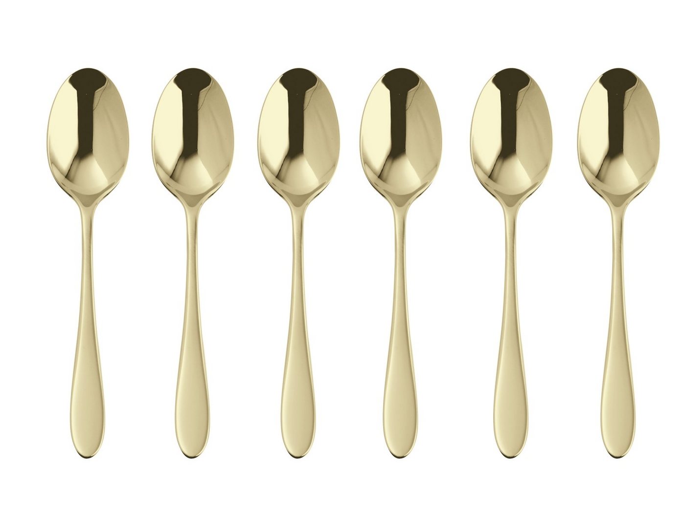 sambonet Besteck-Set Velvet Edelst./PVD Champag. Mokkalöffel Set 6, Edelstahl rostfrei, Besteck-Sets sambonet Besteck-Set Velvet Edelst./PVD Champag. Mokkalöffel Set 6, Edelstahl rostfrei, Besteck-Sets von sambonet