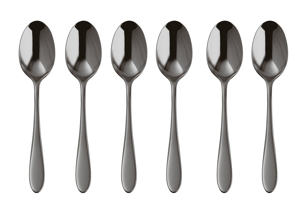 sambonet Besteck-Set Velvet Edelstahl/PVD 2Black Mokkalöffel Set 6, Edelstahl rostfrei, Besteck-Sets sambonet Besteck-Set Velvet Edelstahl/PVD 2Black Mokkalöffel Set 6, Edelstahl rostfrei, Besteck-Sets von sambonet