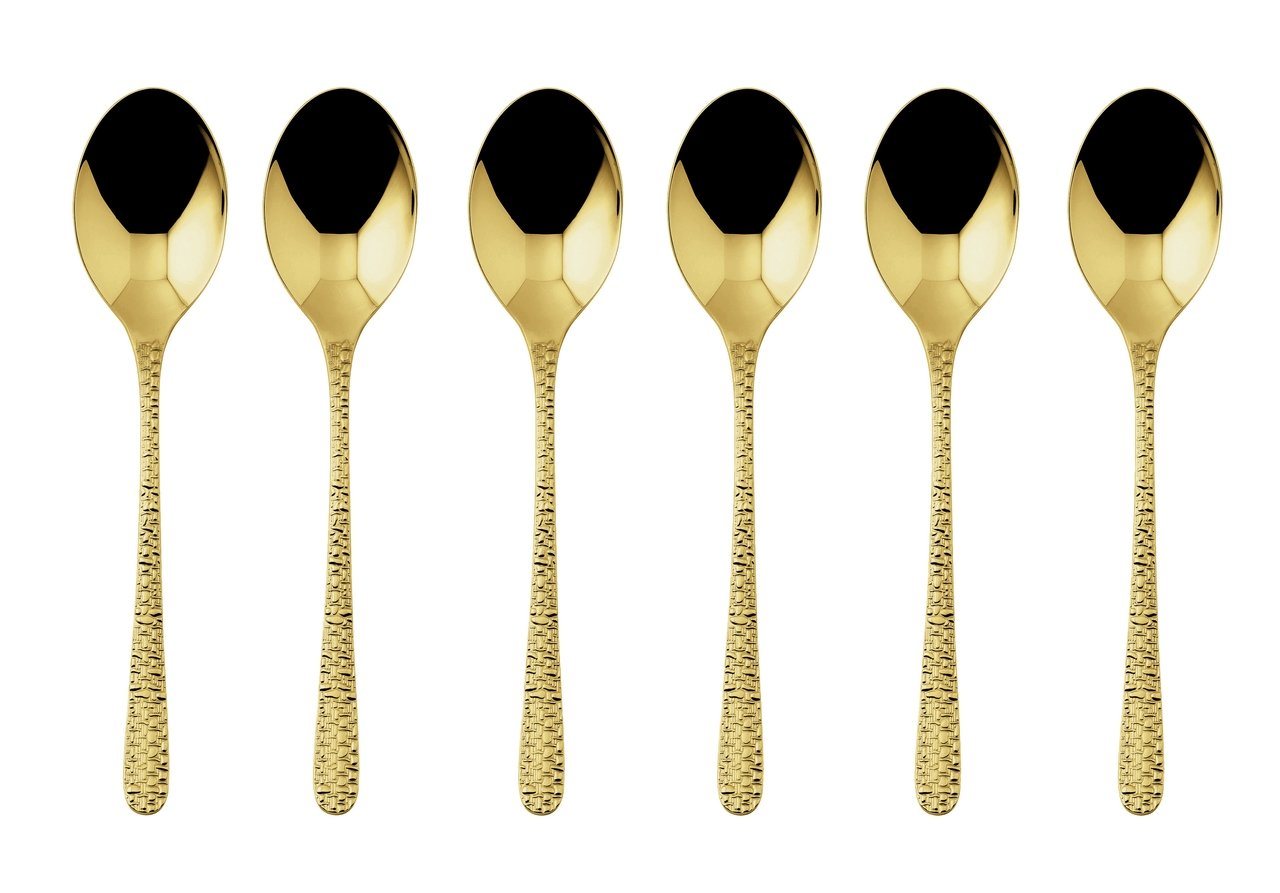 sambonet Besteck-Set Venezia Edelstahl/PVD Gold Mokkalöffel Set 6, Edelstahl rostfrei, Besteck-Sets sambonet Besteck-Set Venezia Edelstahl/PVD Gold Mokkalöffel Set 6, Edelstahl rostfrei, Besteck-Sets von sambonet