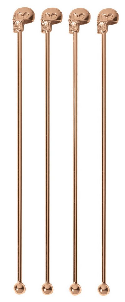 sambonet Cocktail-Set Bar Utensils Rührer Totenkopf kupfer Set4, Allgemein sambonet Cocktail-Set Bar Utensils Rührer Totenkopf kupfer Set4, Allgemein von sambonet