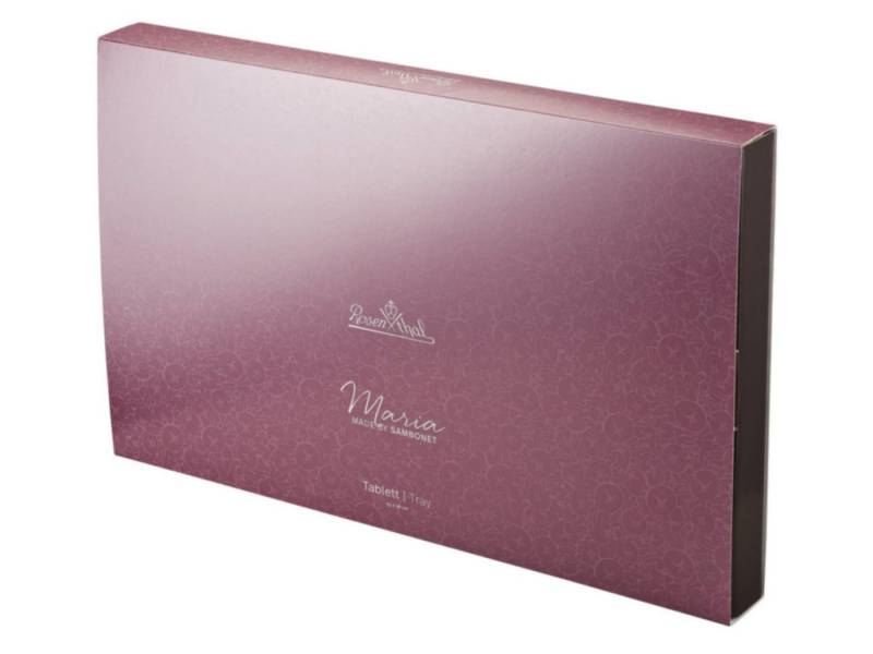 sambonet Tablett Maria Edelstahl Tablett 43 x 28 cm von sambonet