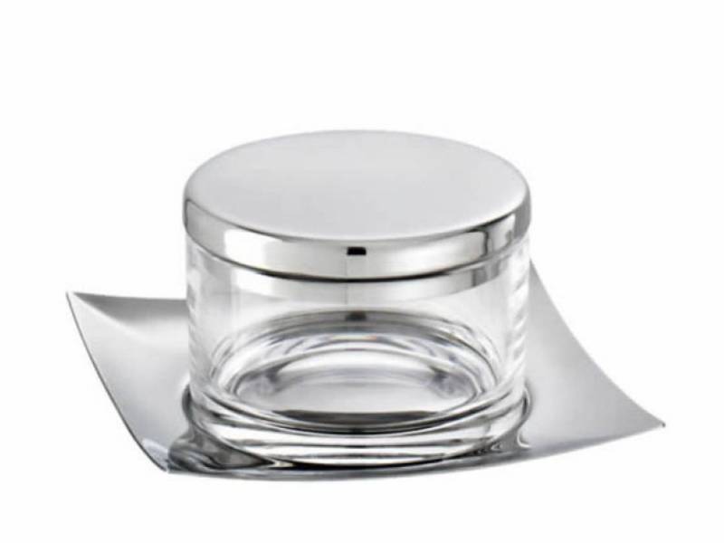 sambonet Vorratsdose Linea Q Edelstahl 18/10 Käsedose (56525-0, Edelstahl rostfrei von sambonet