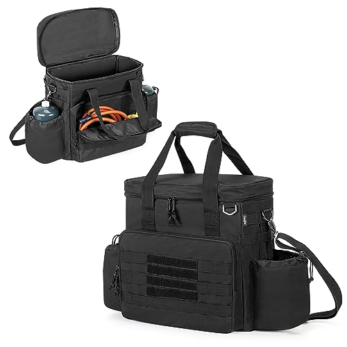 samdew Tragbare Propan Heiztasche Kompatibel mit Mr. Heater MH9BX, Trage Tasche für die Heizung mit wasserabweisendem Boden, Taktische Heiztasche mit Mehreren Taschen für Heizungs Zubehör, Nur Tasche von samdew
