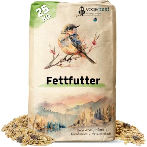 Fettfutter für Wildvögel 25 kg Müslifutter Vogelfutter von Samore