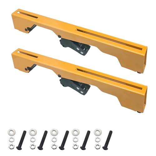 sanbaiyi Montageklammern N087371 DW7231 für Dewalt's DW723, DWX723, DWX724 und DWX725 DWX725B Heavy Duty Gehrungssäge (2 Stück) Gelb, groß von sanbaiyi