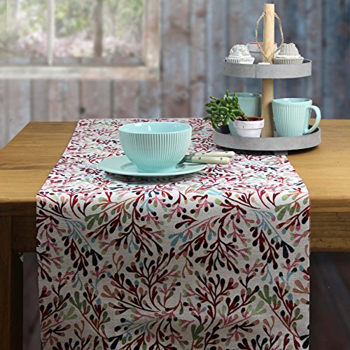 Sander Tischläufer Coral 40x100 cm von sander TABLE + HOME Jacquard-Kollektion