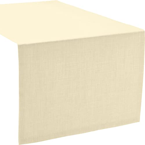 Sander Tischläufer "Loft" fleckabweisend natur Größe 40x100 cm von Sander