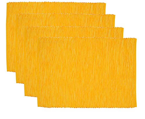 Sander 4-er Set Tischset Breeze, Größen- Farbauswahl (03 - gelb) von sander TABLE & HOME