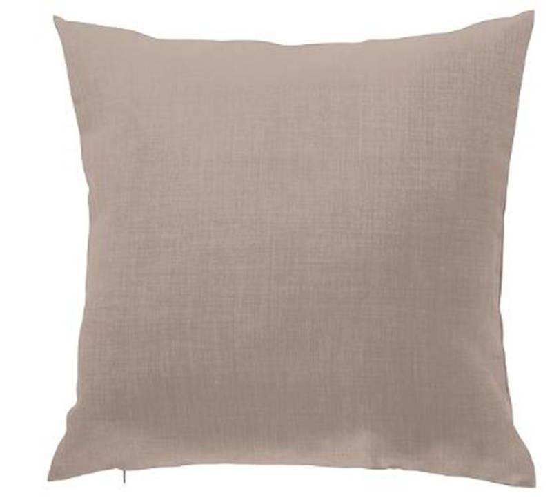 sander table + home Kissenhülle Outdoor Kissenhülle Terra in taupe 50x50 cm wasserabweisend, (1 Stück) von sander table + home