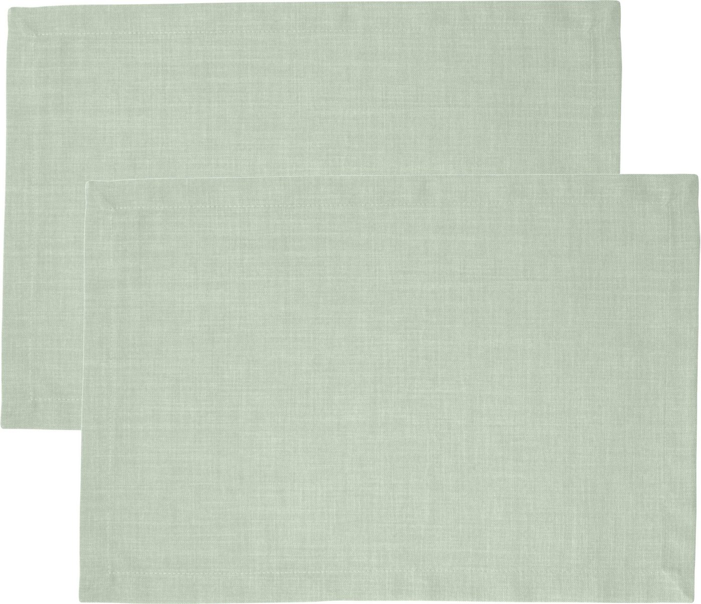 sander table + home Platzset Tischset "Loft" 2er-Pack, (2-St), fleckabweisend Uni von sander table + home