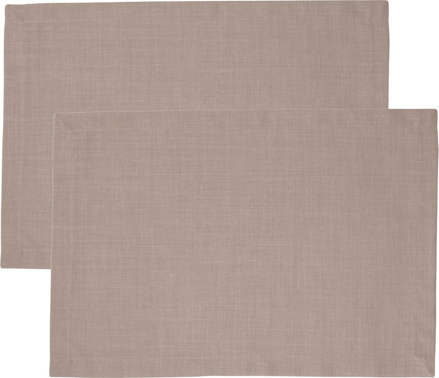 sander table + home Platzset Tischset "Loft" 2er-Pack, (2-St), fleckabweisend Uni von sander table + home