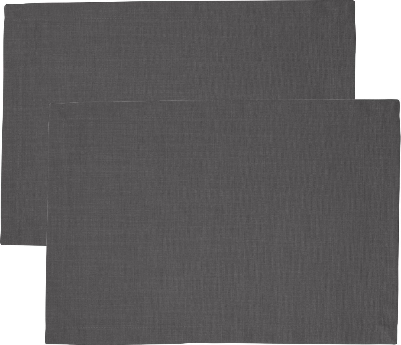 sander table + home Platzset Tischset "Loft" 2er-Pack, (2-St), fleckabweisend Uni von sander table + home