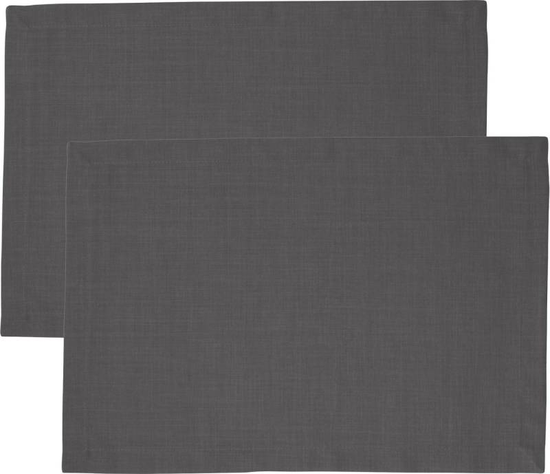 sander table + home Platzset Tischset "Loft" 2er-Pack, (2-St), fleckabweisend Uni von sander table + home