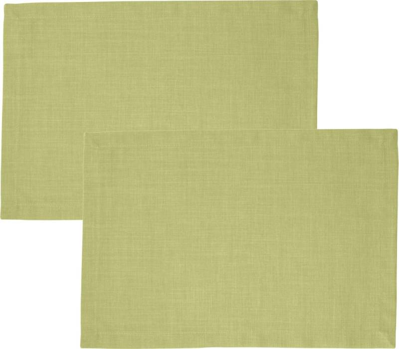 sander table + home Platzset Tischset "Loft" 2er-Pack, (2-St), fleckabweisend Uni von sander table + home