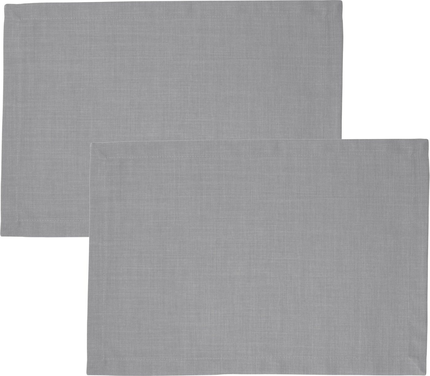 sander table + home Platzset Tischset "Loft" 2er-Pack, (2-St), fleckabweisend Uni von sander table + home