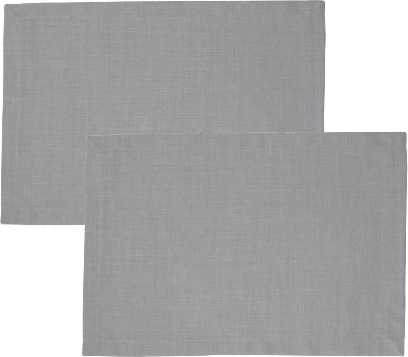 sander table + home Platzset Tischset "Loft" 2er-Pack, (2-St), fleckabweisend Uni von sander table + home