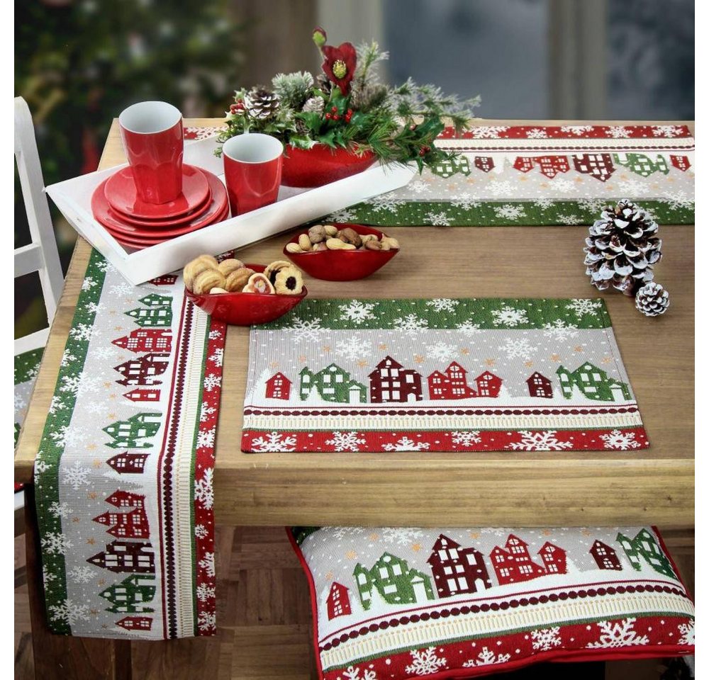 sander table + home Dekokissen Winter Lights Rot sander table + home Dekokissen Winter Lights Rot von sander table + home